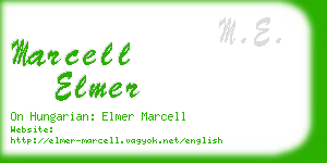 marcell elmer business card